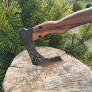 BLADE II сокира ручної роботи майстра Сергія Дитюка, Сталь - У8 інструментальна 54-58 HRC. Photo 2